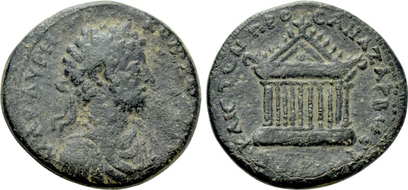 CILICIA. Anazarbus. Commodus (177-192). Ae. 

Obv: MAP AVPH KOMOΔOC CЄBA. 
La...