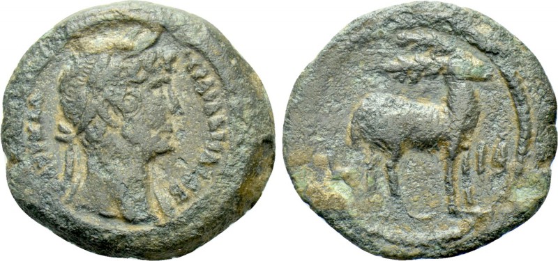 EGYPT. Alexandria. Hadrian (117-138). Ae Obol. Dated RY 11 (126/7). 

Obv: ΑΥΤ...