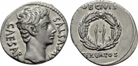 AUGUSTUS (27 BC-14 AD). Denarius. Uncertain mint in Spain, possibly Colonia Caesaraugusta.
