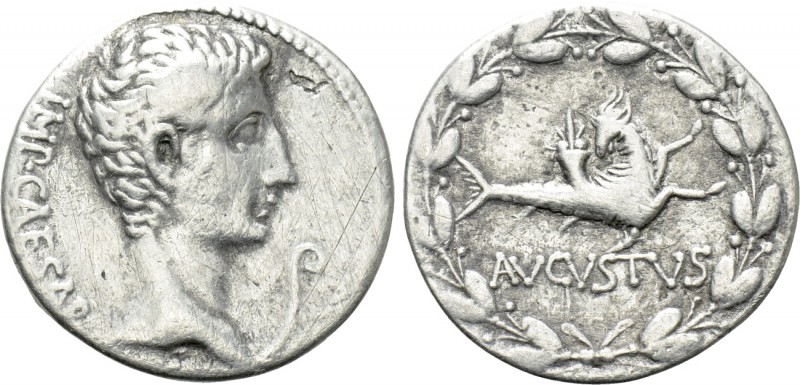 AUGUSTUS (27 BC-14 AD). Cistophorus. Pergamum. 

Obv: IMP CAESAR. 
Bare head ...