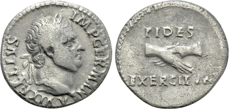 VITELLIUS (69). Denarius. Uncertain mint in Spain, possibly Tarraco. 

Obv: A ...
