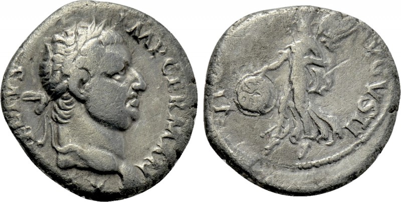VITELLIUS (69). Denarius. Lugdunum. 

Obv: A VITELLIVS IMP GERMAN. 
Laureate ...