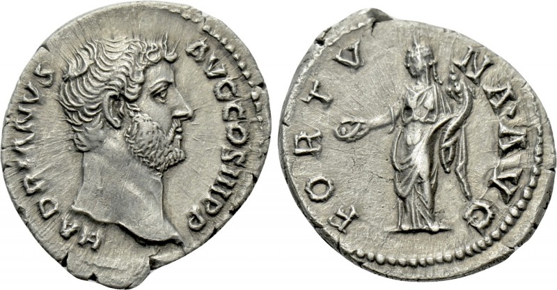 HADRIAN (117-138). Denarius. Rome. 

Obv: HADRIANVS AVG COS III P P. 
Bare he...