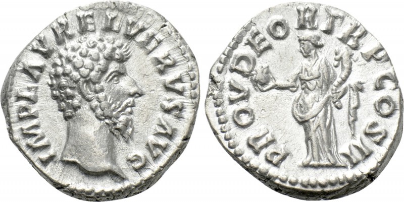 LUCIUS VERUS (161-169). Denarius. Rome. 

Obv: IMP L AVREL VERVS AVG. 
Bare h...