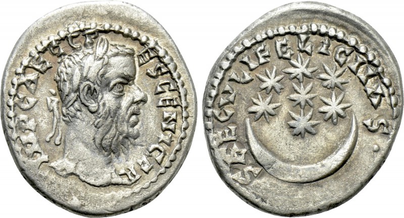 PESCENNIUS NIGER (193-194). Denarius. Antioch.

Obv: IMP CAES C PESCE NIGER.
...