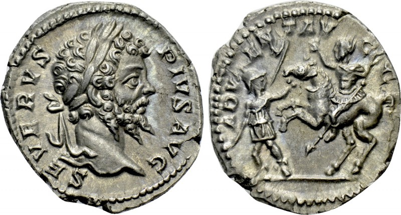 SEPTIMIUS SEVERUS (193-211). Denarius. Rome. 

Obv: SEVERVS PIVS AVG. 
Laurea...