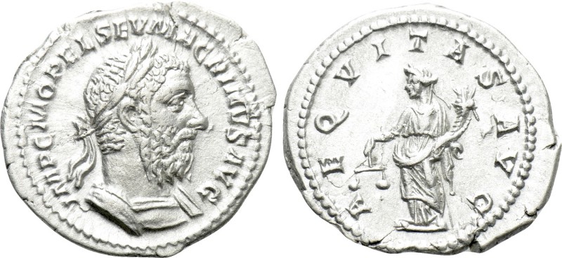 MACRINUS (217-218). Denarius. Rome. 

Obv: IMP C M OPEL SEV MACRINVS AVG. 
La...