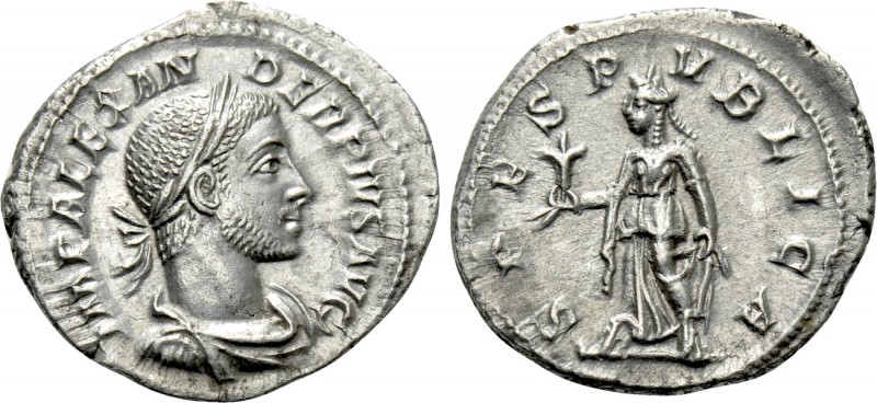 SEVERUS ALEXANDER (222-235). Denarius. Rome. 

Obv: IMP ALEXANDER PIVS AVG. 
...