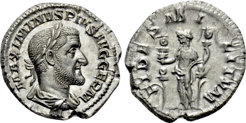 MAXIMINUS THRAX (235-238). Denarius. Rome. 

Obv: MAXIMINVS PIVS AVG GERM. 
L...