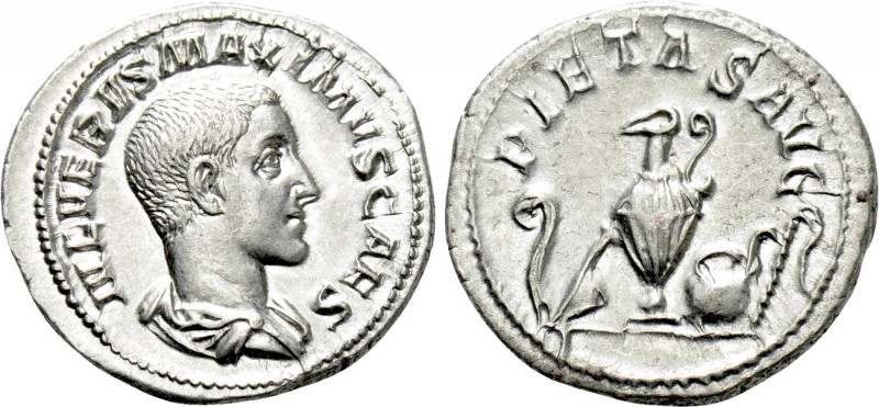 MAXIMUS (Caesar, 235/6-238). Denarius. Rome.

Obv: IVL VERVS MAXIMVS CAES.
Ba...