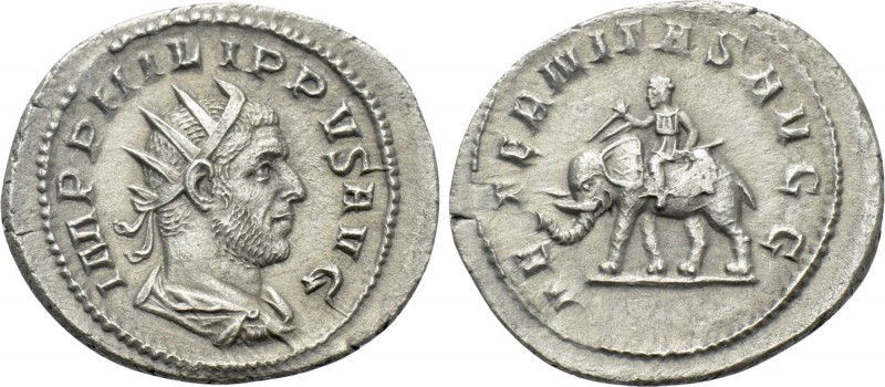 PHILIP I THE ARAB (244-249). Antoninianus. Rome. Saecular Games/1000th Anniversa...