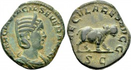 OTACILIA SEVERA (Augusta, 244-249). Sestertius. Rome.