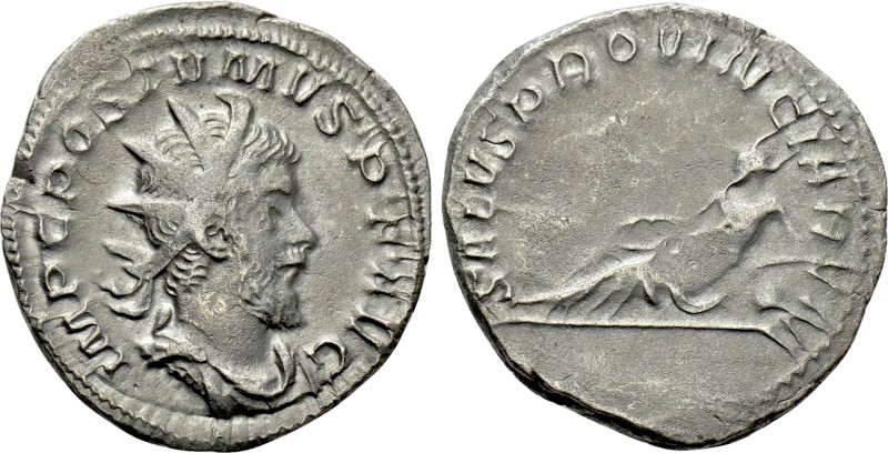 POSTUMUS (260-269). Antoninianus. Treveri. 

Obv: IMP C POSTVMVS P F AVG. 
Ra...