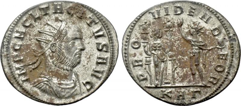 TACITUS (275-276). Antoninianus. Serdica. 

Obv: IMP C M CL TACITVS AVG. 
Rad...