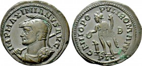 MAXIMIANUS HERCULIUS (First reign, 286-305). Follis. Lugdunum.
