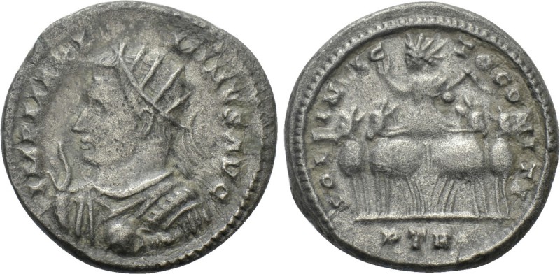 MAXIMINUS II (310-313). BI Argenteus. Treveri. 

Obv: IMP MAXIMINVS AVG. 
Rad...