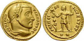 CONSTANTINE I (Caesar, 306-307/10). GOLD Aureus. Rome.