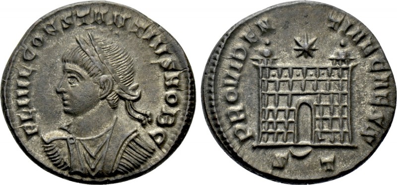 CONSTANTIUS II (Caesar, 324-337). Follis. Ticinum. 

Obv: FL IVL CONSTANTIVS N...