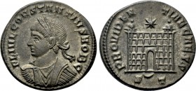 CONSTANTIUS II (Caesar, 324-337). Follis. Ticinum.