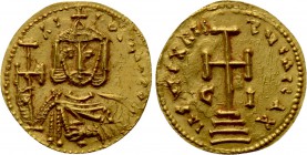 NICEPHORUS I (802-811). GOLD Solidus. Uncertain mint in Sicily, likely Syracuse.