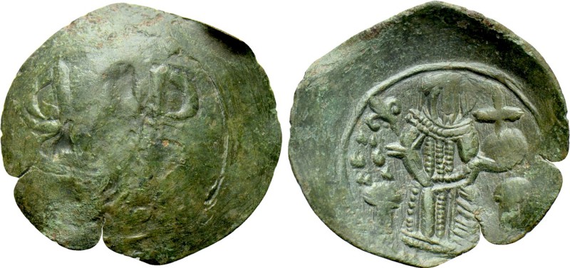 ANDRONICUS II PALAEOLOGUS (1282-1328). Trachy. Thessalonica. 

Obv: Uncertain;...