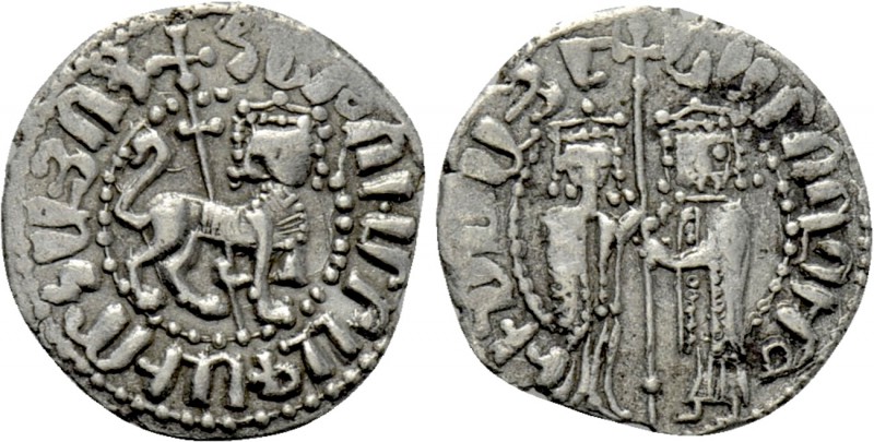ARMENIA. Hetoum I and Zabel (1226-1270). Half Tram. 

Obv: Hetoum and Zabel st...