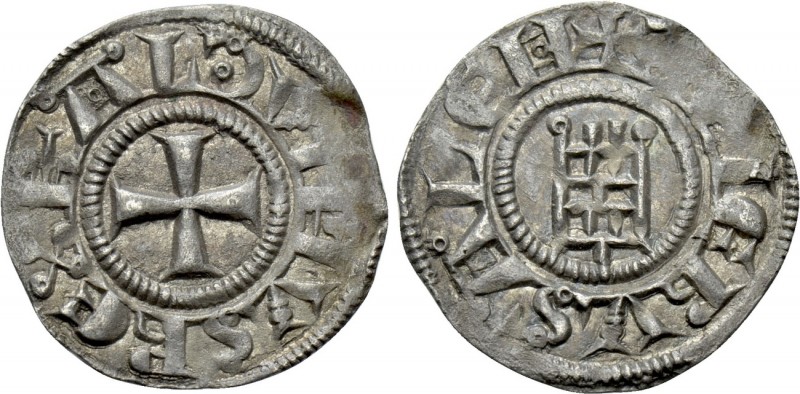 CRUSADERS. Latin Kingdom of Jerusalem. Baldwin III (1143-1163). BI Denier. Jerus...