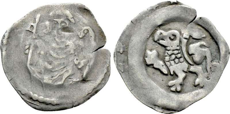 GERMANY. Regensburg. Otto II (1231-1253). Pfennig. 

Obv: Griffin advancing le...