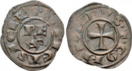 ITALY. Sicily. Corrado (1250-1254). Ae Denaro. Messina.