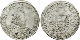 AUSTRIA. Holy Roman Empire. Leopold I (Emperor, 1658-1705). 6 Kreuzer (1673). St. Veit.