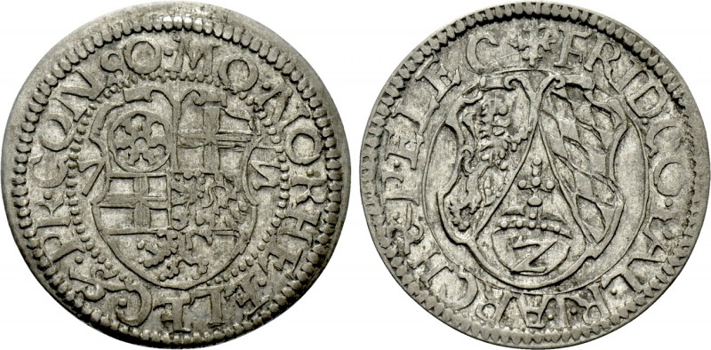 GERMANY. Pfalz. Friedrich III (1557-1576). 2 Kreuzer (1572). Heidelberg. 

Obv...