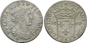ITALY. Uncertain. Luigino (1668-A). Imitating Anne-Marie-Louise of Dombes. Struck for use in the Levant.
