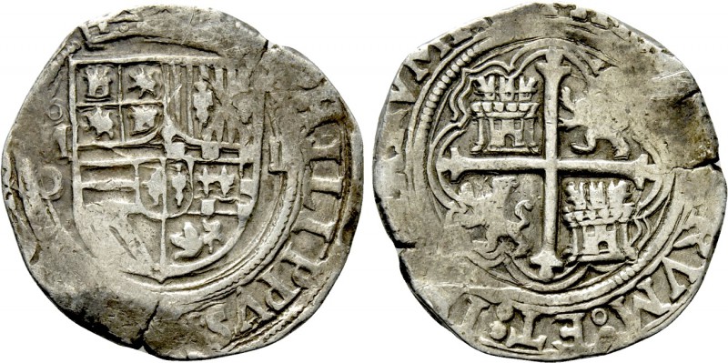 MEXICO. Philip II (King of Spain, 1556-1598). Cob 4 Reales. Mexico City. 

Obv...