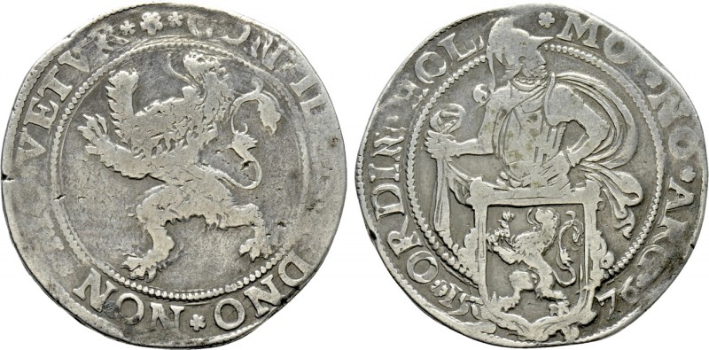 NETHERLANDS. Lion Dollar or Leeuwendaalder (1576). Holland. 

Obv: MO NO ARG O...