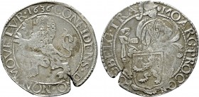 NETHERLANDS. Lion Dollar or Leeuwendaalder (1636). Utrecht.