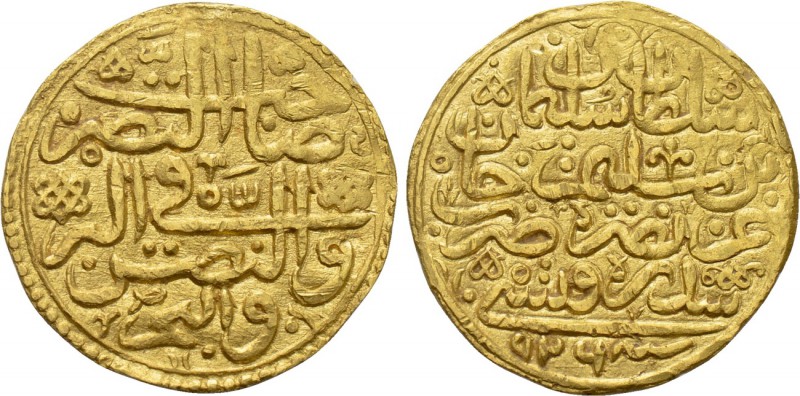 OTTOMAN EMPIRE. Sulayman I Qanuni (AH 926-974 / 1520-1566 AD). GOLD Sultani. Sid...