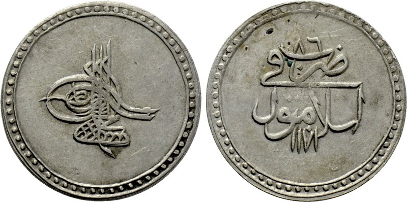 OTTOMAN EMPIRE. Mustafa III (AH 1171-1187 / 1757-1774 AD). Kuruş. Islambol (Ista...