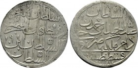 OTTOMAN EMPIRE. Abdülhamid I (AH 1187-1203 / 1774-1789 AD). Çifte Zolta. Constantinople (Istanbul). Dated AH 1187//9 (1782 AD).