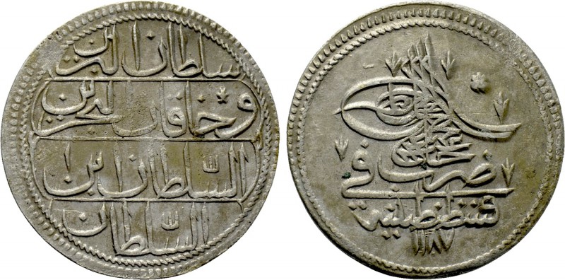 OTTOMAN EMPIRE. Abdülhamid I (AH 1187-1203 / 1774-1789 AD). Kuruş. Constantinopl...