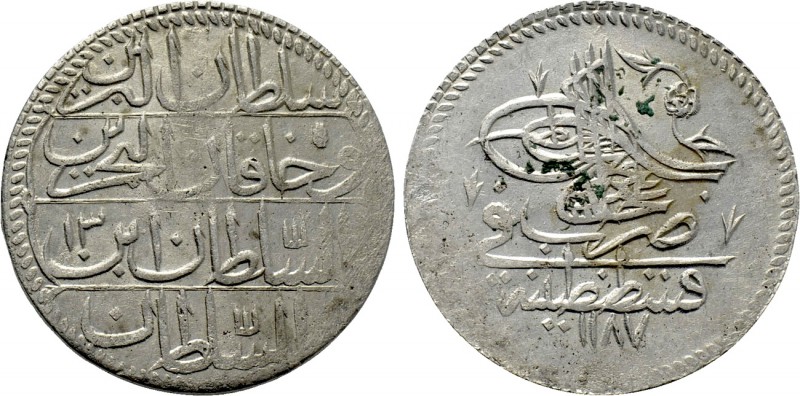 OTTOMAN EMPIRE. Abdülhamid I (AH 1187-1203 / 1774-1789 AD). Kuruş. Constantinopl...