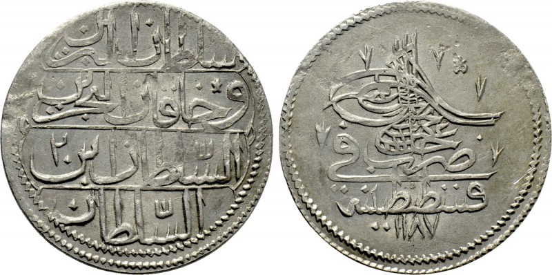 OTTOMAN EMPIRE. Abdülhamid I (AH 1187-1203 / 1774-1789 AD). Kuruş. Constantinopl...