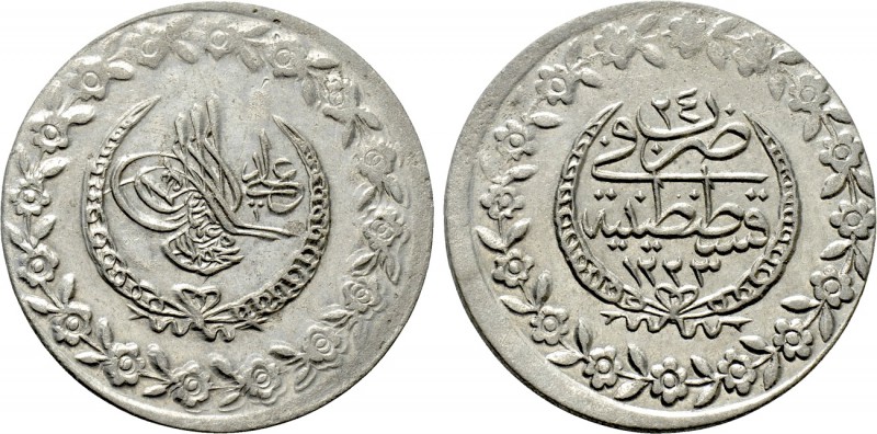 OTTOMAN EMPIRE. Mahmud II (AH 1223-1255 / 1808-1839 AD). Cedid Beşlik or 5 Kurus...
