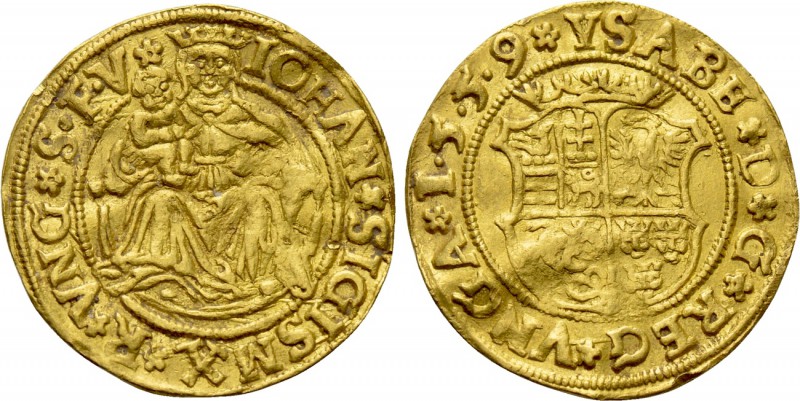 TRANSYLVANIA. János II Zsigmond Szapolyai with Izabella (Regency, 1540/56-1559)....
