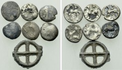 7 Celtic Coins.