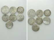7 Coins of Silesia, Saxony and Bavaria.