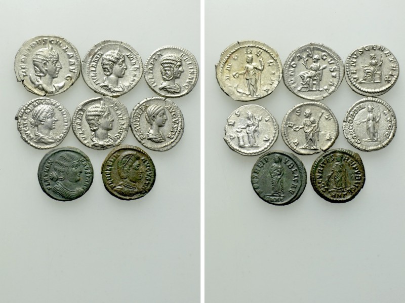 8 Coins of the Empresses. 

Obv: .
Rev: .

. 

Condition: See picture.
...