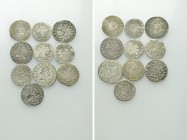 10 coins of the 16t to 18th Cenury; mainly Austria and Germany.