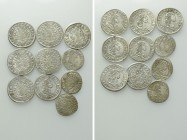 10 Hungarian Coins of Leopold I.