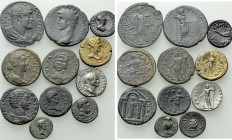 11 Roman Provincial and Imperial Coins.