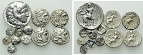 12 Greek Silver Coins (Tetradrachm=Fouree).